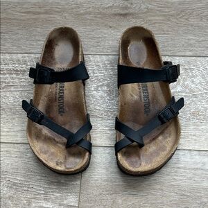 Birkenstock Black Double-Strap Sandals